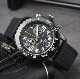 U1 AAA Bretiling B01 44mm Navitimer Watch Movement Japan Quartz Endurance Pro Avenger Chrono Meter Watches 고무 남성 시계 Sapphire Glass Wristwatch