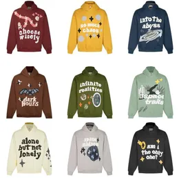 trasiga planet män hoodie vintage hoodies designer sport skjorta kostym lyx mode tröja ren bomullsbrevtryckt älskare samma kläder