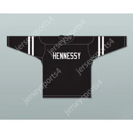 Custom Mobb Deep 95 Hennessy Black Hockey Jersey New Top Sched S-M-L-XL-XXL-3XL-4XL-5XL-6XL