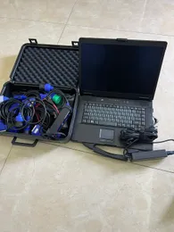 Lastbilsscanner DPA5 Dearborn Protocol Adapter 5 Heavy Duty Truck Diagnostic Tool SW i CF52 Laptop I5CPU 4GB RAM