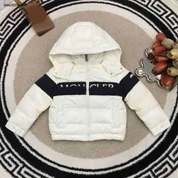 Nuovi piumini per bambini invernali Caldi capispalla per bambini con cappuccio Taglia 100-170 Cappotto per bambini con logo ricamato di alta qualità Dec05