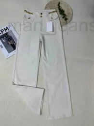 Женские джинсы Дизайнер Высококачественные широкие белые джинсы для женщин, свободного кроя и стройняющие. Новые широкие брюки с высокой талией для осени и зимы.