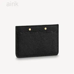 M69171 PORTA CARTE IN GOFFRATO Floreale Designer Donna Sarah Clemence Portachiavi Portamonete Neo Porte Cartes Wallet242Z