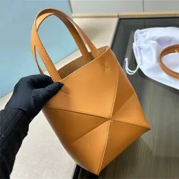 2023 mulher geométrica dobre sacos designer saco crossbody sacos de ombro moda compras totes bolsa couro multi cores 5a