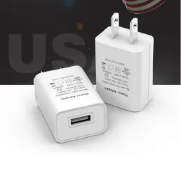 5V 1A USB Wall Charger UL FCC CE محول طاقة السفر المحمول للهاتف المحمول الشاحن العالمي ZZ