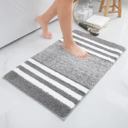 Carpets Olanly Absorbent Bath Mat Quick Dry Anti-Slip Bathroom Show Carpet Soft Kitchen Plush Rug Foot Pad Floor Protector Doormat Decor 231207