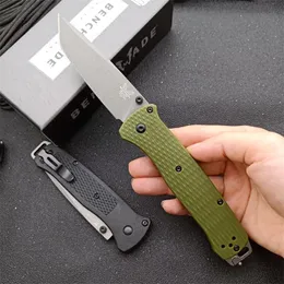 537 Bugout katlanır bıçağı Grivory fiber kol D2 Blade Cep/Hayatta Kalma/EDC Bıçağı 537gy C07 Taktik Bıçaklar