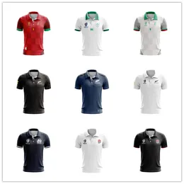 2023 Neuseeland Portugal England Schottland Tonga Irland Rugby Poloshirt Home Away Herren Trainingsshirts Größe S-5XL