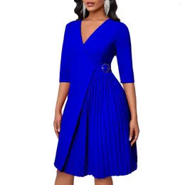 فساتين غير رسمية لباس أفريقي ريد أنثى نسائية زرقاء 3XL OR