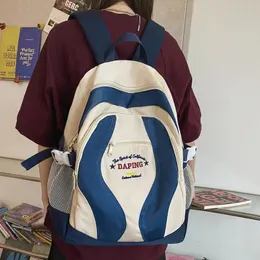 Sacos de noite Escola Mulheres Mochila Moda Unissex Laptop Grande Capacidade Ombro Lazer Viagem Adolescente Estudante Schoolbag 231206