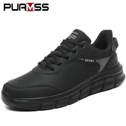 Dress Shoes Casual Shoes Men Sneakers Fashion WaterProof Leather Walking Shoes Lightweight Non-slip Male Footwear Zapatos Hombre 231207