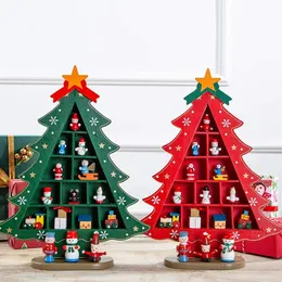 Weihnachtsdekorationen, kreativer DIY-Holz-Weihnachtsbaum, Schaufenster, Einkaufszentrum, Desktop-Display, Requisiten, Ornament, Weihnachtsgeschenke, Frohe Weihnachten, Dekoration, Ornamente 231207
