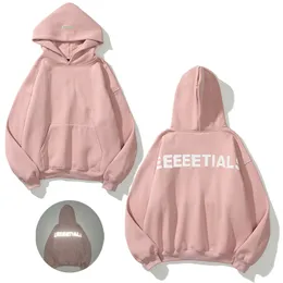 Ess Warm Hooded Hoodies clothing Men Women Fashion Streetwear Pullover Sweatshirts Loose Hoodies Lovers Tops Clothing Fashion Winter Spring