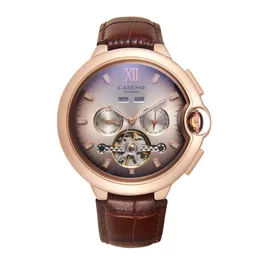 designer watch watches CASENO 2022 Hot Selling Fully Automatic Calendar Moonlight Nail Tourbillon Mechanical Watch Belt