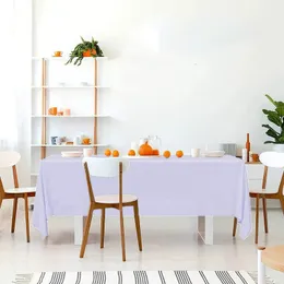Einweg-Tischdecken, Einweg-Tischdecke aus Kunststoff, rechteckig, robust, auslaufsicher, Tischdecke für rechteckige Tische 231206
