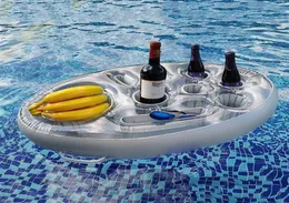 Summer Inflatable Float Beer Drinking Cooler Table Water Play Float Beer Tray Party Bucket Cup Holder for Swimming Pool Party 22064118457