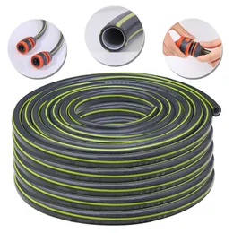 Garden Hoses Crush Resistant Garden Hose Pvc Pipe Car Washing Accessories Garden Watering Floor Cleaning 3 Layers Water Hose For Garden 231206