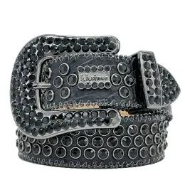 2023 Men Women BB Simon Belt Luxury Designer Belt Retro Needle Buckle Belt 20 Color Crystal Diamond B I 98