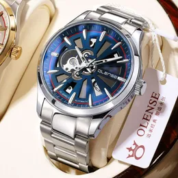 Oulong Shi Brand Fully Automatic Mechanical Watch for Men, Waterproof, Business Precision Steel, Fashionable, High Aesthetic Value, Handsom