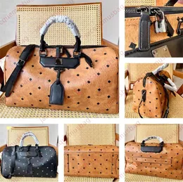 Ottomar Visetoss Travel bag designer MC Duffel luggage bags With lock men women handbag Keepall Bandouliere 50 genuine leather Shoulder crossbody Airport package