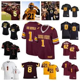 NCAA 2023 Arizona State Sun Devils Football Jersey 6 Macen Williams 18 Montana Warren 49 Gharin Stansbury 25 Decarlos Brooks 91 Michael Matus 77 Kyle Scott 10 Ed Woods