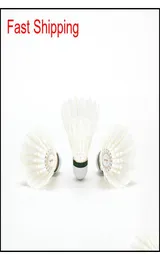 12pcslot for 500 badminton goose feather shuttlecock速度77耐久性のあるバドミントンB qylwcy hairlippers20114964756