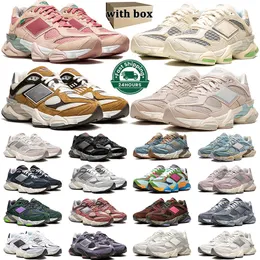 Med Box 9060R 2002r Running Shoes Joe Freshgoods Men Kvinnor Mocken 1906R Designer Penny Cookie Pink Baby Shower Blue Sea Salt Outdoor Trail Sneakers Storlek 36-45