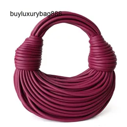 Women Handbag Botteg Venet Shape Double Knot Fashion Noodle Stylish Handbag Designer Bag Jodies Woven Womens Temperament Personalized Handheld Gold