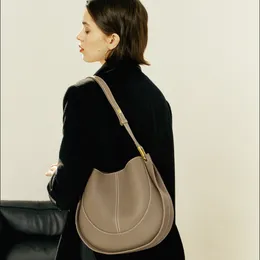 Дизайн сумки через плечо из воловьей кожи с верхним слоем Роскошная кожаная женская сумка Дизайн сумки через плечо