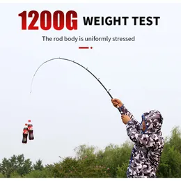 Nowe pręty łowiące łódź Lepszy lider teleskopowy wędkarstwo FRP 1,5M 1,9 m 2,1 m 2,3 m Ultralight Spinning Casting Rods Feeder Carp Portable podróżny