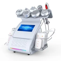 9in 1 Cavitation System Fat Burning Vacuum RF Cavitation Machine Beauty Equipment RF Negativtryck Handtag