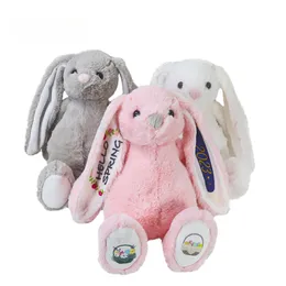 Novo design para impressão boneca de brinquedo de pelúcia macio animais de pelúcia personalizados presentes de páscoa sublimação coelho para diy 1207