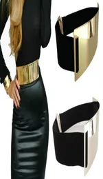vendita cintura di marca 6 cm grande cintura larga in metallo da donna allmatch specchio paillettes classico elastico in vita intero in stock234l9968751