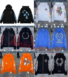 Designer Mens Hoodies Designer Chrome Winter Sweatshirts Heart Hoodie Ch Långärmning Jacket Löst kappa huvtröja män Kvinna Hip Hop Chromees hjärtan Blomma 8W9ia