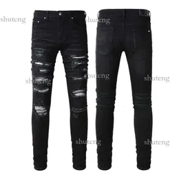 Heren Jeans 2023 Amirs Heren Luxe Designer Denim Gaten Broek Modemerk Jean Biker Broek Heren Kleding Heren Dames Broek Jeanss 507