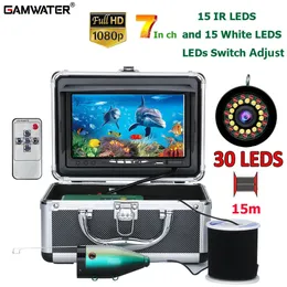 Fish Finder GAMWATER 7" Underwater Fisherman Camera AHD 1080P Winter Fishing Waterproof 15M30M For IceSeaRiver 231206