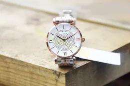 Diamond Watch Designer Automatisk kvinnors kvartsbox Box Sapphire Waterproof All rostfritt stål Lyxig högkvalitativ dubbelfjärilspänne