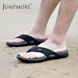 Terlik Jumpmore Erkekler Eva Flip-Flops Yaz Erkekler Masaj Terlik Plaj Sandalet Sıradan Ayakkabı Boyutu 40-45 231206