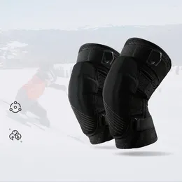 منصات الركبة 1 زوج HX37 جبل ركوب الدراجات خفيفة الوزن MTB Kneepads متزلج على الجليد واقية