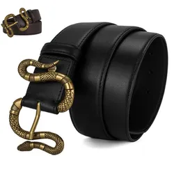 Designer Highly Quality Snake Belts with Letter Casual Unisex Smooth Needle Buckle Genuine Leather Belt Width 38cm8016130