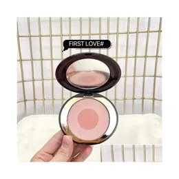 Blush 2023 Brand Makeup Pillow Talk First Love Sweet Heart 2 Colors Rush Blusher Wholesale Quality Qualit