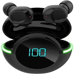 Écouteurs sans fil Bluetooth 5.3 TWS - Commande tactile, étui de chargement sans fil, noir, étanche IPX7, écouteurs stéréo, casque intra-auriculaire avec micro intégré