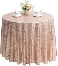 Saia de mesa 60/80/100cm, toalha de mesa com lantejoulas e glitter, capa redonda, pano de ouro rosa para casamento, festa de aniversário, decoração de casa