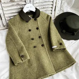 다운 코트 2023 Winter Spring Autumn Baby Girls Boys Coats Down Jackas Parkas Fashion Children Children Children Tops Clothes Overcoats 231206