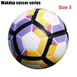 Bollar Wakdop Soccer Balls Storlek 5 Fotboll PU LÄDER Utomhusmästare Match League Ball Futbol Bola de Futebol 231206