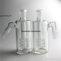 4 .5 Inch Glass Ash Catchers 14mm 18mm Thick Pyrex Glass Bubbler Ash Catcher 45 90 Degree Glass Ashcatcher Water Pipes 13