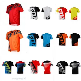 Camisetas masculinas camisetas ao ar livre 2022 Novo traje de corrida F1 Speed Droop Motorcycle Round Neck Summer Sports Sports Sport