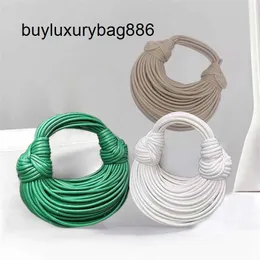 Women Handbag Botteg Venet Fashion Double Knot Noodle Shape Stylish Handbag Designer Bag Jodies Woven Personalized Rope Small Shoulder