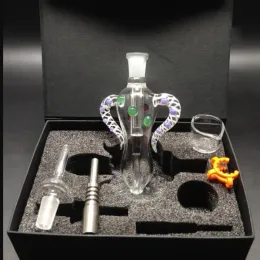 Bunte Nectar NC Kits Kits für Wasserpfeifen Rauchen mit Titanium Nail Dab Straw Mini Nector Collectors Wax Dab Rigs ZZ