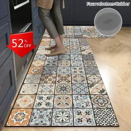 Mattor Nonslip Kitchen Mat Diatomite Super Absorberande golvmattor Långt badrum Entré Dörr Sovrumsmattor 231207